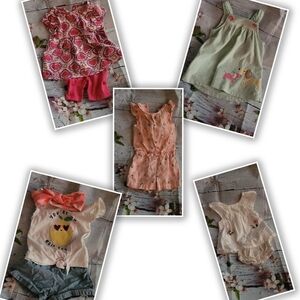 Adorable Baby Girl Clothing Bundle - Various Brands